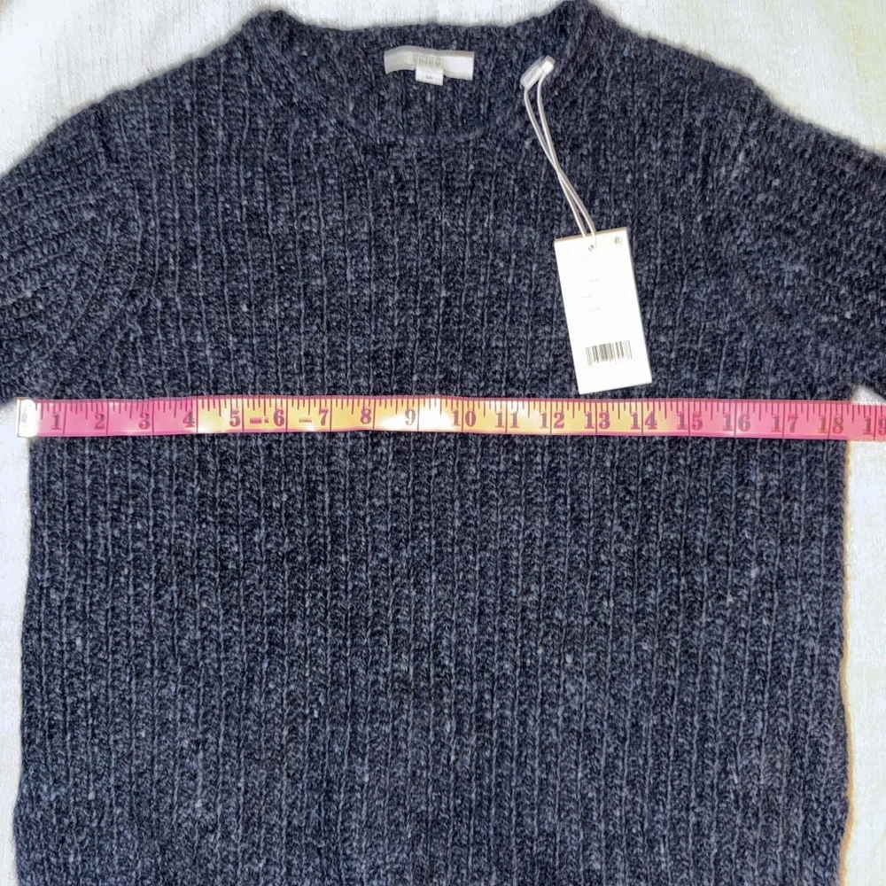 Vince Donegal Blue Cashmere Sweater, size Small, NWT - Picture 9 of 11